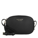 KATE SPADE ANNABEL BLACK LEATHER TASSEL TRIM CROSS BODY/SHOULDER CAMERA BAG