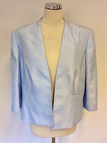 JACQUES VERT PALE BLUE SPECIAL OCCASION JACKET SIZE 20