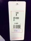 BRAND NEW LIBRA BLACK VELVET,SATIN & SEQUIN TRIM COCKTAIL DRESS SIZE 8