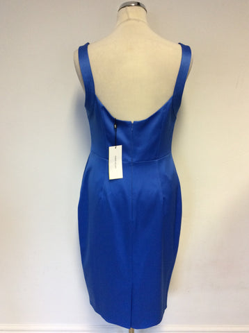 BRAND NEW KAREN MILLEN BLUE SPECIAL OCCASION PENCIL DRESS SIZE 14