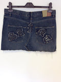 ALL SAINTS BLUE DENIM MINI SKIRT SIZE M/L