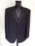 HUGO BOSS BLACK BAKER/JAZZ WOOL TUXEDO SUIT SIZE 48L/ 40W