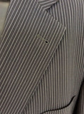 ROY ROBSON CHARCOAL GREY PINSTRIPE WOOL SUIT SIZE 46L/ 40W