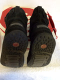 FITFLOP BLACK SUEDE BUCKLE TRIM SHORT SUPER BOOTS SIZE 4/37