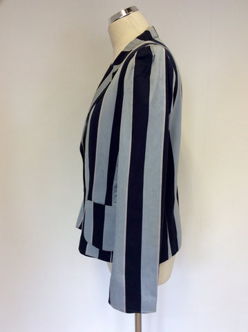 BEN SHERMAN NAVY & LIGHT BLUE COTTON BLAZER/ JACKET SIZE XL