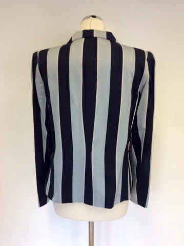 BEN SHERMAN NAVY & LIGHT BLUE COTTON BLAZER/ JACKET SIZE XL