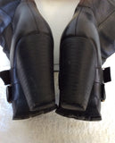 ALDO BLACK BUCKLE TRIM KNEE LENGTH BOOTS SIZE 4/37