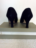 KURT GEIGER DARK BLUE SUEDE HEELS SIZE 7/40.5