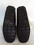 LOUIS VUITTON BLACK SUEDE MONTE CARLO SLIP ON LOAFERS SIZE 9/43