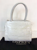 BRAND NEW OSPREY PALE GREY LEATHER SHOULDER/HANDBAG