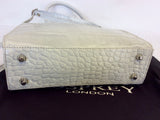 BRAND NEW OSPREY PALE GREY LEATHER SHOULDER/HANDBAG