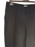 EMPORIO ARMANI BLACK WIDE LEG SPECIAL OCCASION TROUSERS SIZE 14
