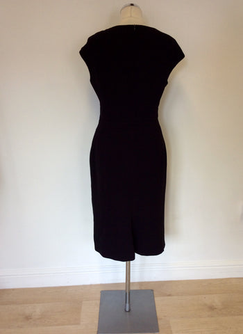 MARKS & SPENCER BLACK PENCIL DRESS SIZE 12