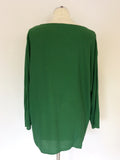 REISS CLAUDIA GREEN BATWING TOP SIZE 14
