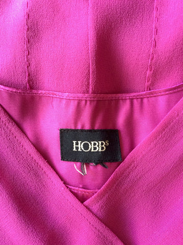 HOBBS PINK SILK SPECIAL OCCASION DRESS SIZE 10