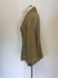 THE MASAI CLOTHING COMPANY OATMEAL JACKET SIZE L