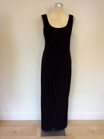 CONNECTED APPAREL BLACK LONG EVENING/OCCASION DRESS SIZE 14
