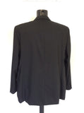 TED BAKER ENDURANCE BLACK WOOL SUIT JACKET SIZE 48R