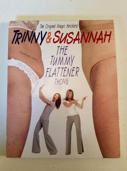 BRAND NEW TRINNY & SUSANNAH BLACK TUMMY FLATTENING THONG SIZE XL