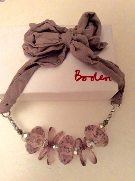 BODEN FAWN BEADED TIE FASTEN NECKLACE