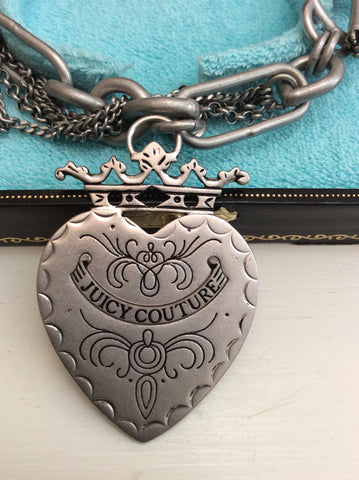 JUICY COUTURE CHAIN BRACELET WITH HANGING HEART