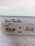 JANE SHILTON CHER BLUE DENIM EMBELLISHED MULES & MATCHING BAG SIZE 7.5/41