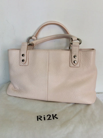 RI2K PALE PINK LEATHER HANDBAG & MATCHING PURSE