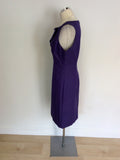 HOBBS INVITATION PURPLE PENCIL DRESS & JACKET SUIT SIZE 14