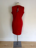BRAND NEW MIUSOL RED PENCIL DRESS SIZE XL UK 18