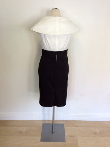 BRAND NEW R&M RICHARDS BLACK & WHITE SPECIAL OCCASION DRESS SIZE 12