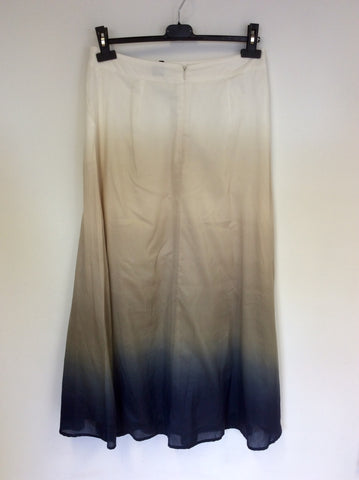 BRAND NEW REISS NAVEEN PRINTED MAXI SKIRT IN STONE SIZE 8