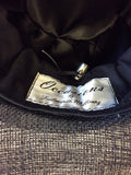 OCCASIONS BY FAILSWORTH MILLINERY BLACK COIL & FEATHER TRIM FORMAL HAT