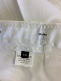 JOSEPH WHITE COTTON TROUSERS SIZE 44 UK 16