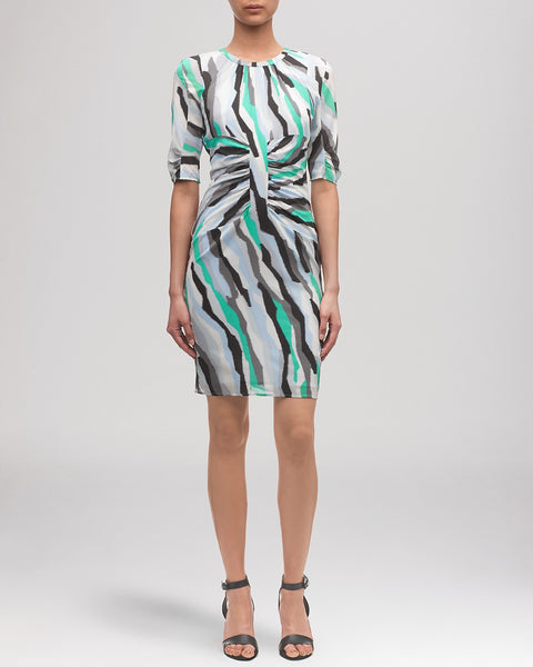 WHISTLES BELLA IKAT SILK PRINT DRESS SIZE 14