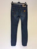 TIGER OF SWEDEN BLUE SLIM LEG JEANS SIZE 29W / 34 L