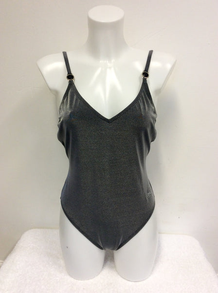BRAND NEW VERSACE SILVER SPARKLE SWIMSUIT SIZE XL