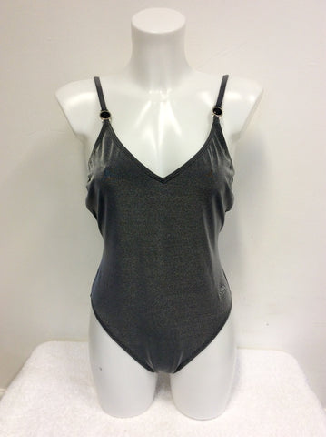 BRAND NEW VERSACE SILVER SPARKLE SWIMSUIT SIZE XL