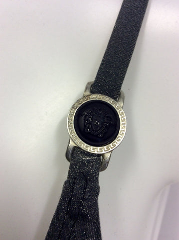 BRAND NEW VERSACE SILVER SPARKLE SWIMSUIT SIZE XL