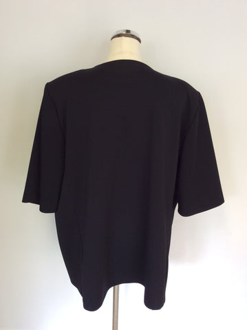 FINN KARELIA BLACK SHORT SLEEVE JACKET SIZE 28