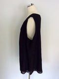 ELENA GRUNERT BLACK TOP, SKIRT & DUSTER SKIRT SIZE 26