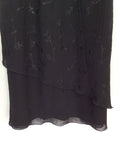 ELENA GRUNERT BLACK TOP, SKIRT & DUSTER SKIRT SIZE 26