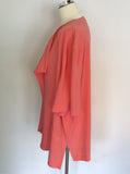 JACQUES VERT CORAL SHORT SLEEVE LIGHTWEIGHT JACKET SIZE 24