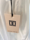 BRAND NEW IVANKA TRUMP WHITE WRAP AROUND COTTON DRESS SIZE 14