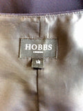 HOBBS DARK BLUE SCOOP NECKLINE DRESS SIZE 14