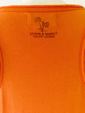 RALPH LAUREN ORANGE COTTON MAXI DRESS SIZE M