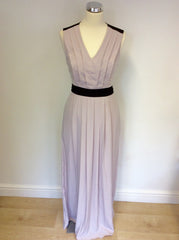 BRAND NEW ARMANI EXCHANGE NUDE & BLACK TRIM MAXI DRESS SIZE 0 UK 4