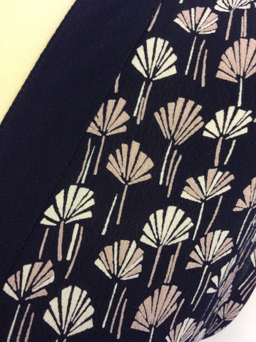 MONSOON NAVY BLUE FLORAL PRINT TEA DRESS SIZE 14