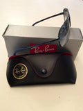 RAY-BAN DARK BLUE NEW AVIATOR SUNGLASSES