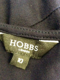 HOBBS DARK BLUE STRETCH LONG MAXI DRESS SIZE 10