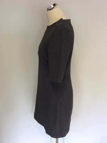 ZARA GREY SHORT SLEEVE DRESS SIZE M